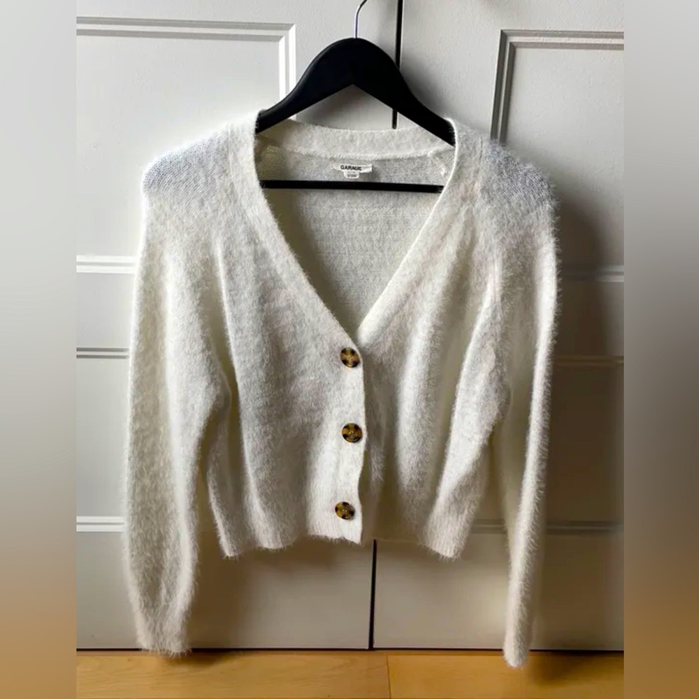 Fluffy cardigan
